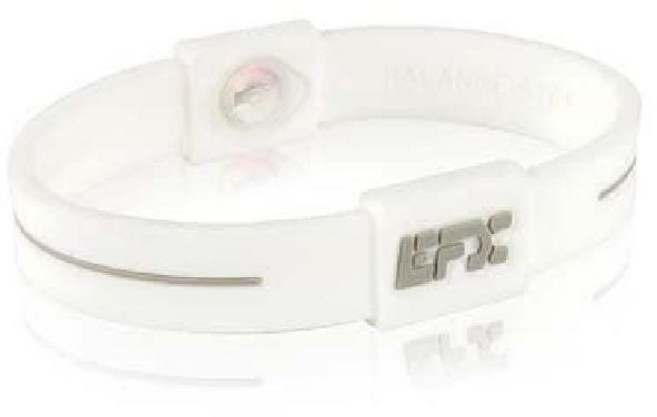 EFX 퍼포먼스 순수 실리콘 팔찌 균형 유연성, 화이트/쿨그레이, 1개