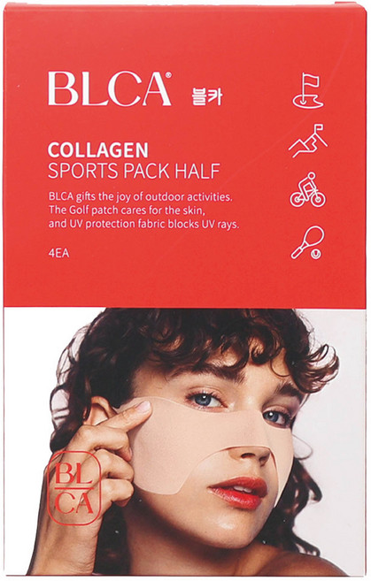 블카 하이드로겔 콜라겐 스포츠팩 하프, 4개입, 1개