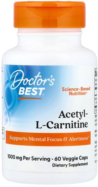 닥터스베스트 아세틸-l-카르니틴 1000mg 베지 캡슐 60정(캡슐 1정당 500mg), 1개 - 쿠팡