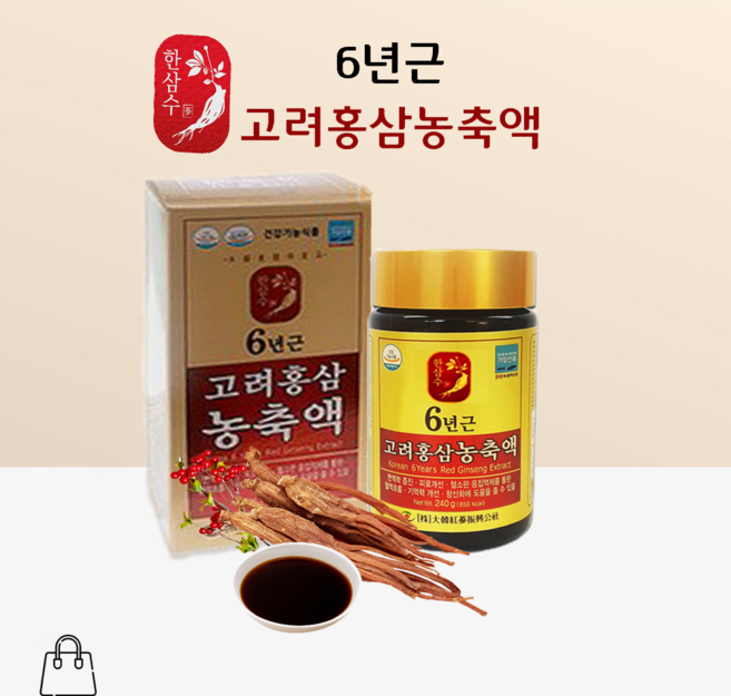 고려 6년근 홍삼농축액, 1개, 240g
