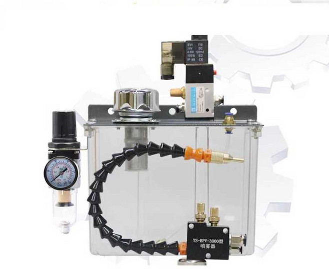 오일 미스트 분사기 노즐 윤활유 절삭유 작업용, 듀얼 분무기+3L 컨테이너 세트, 1개