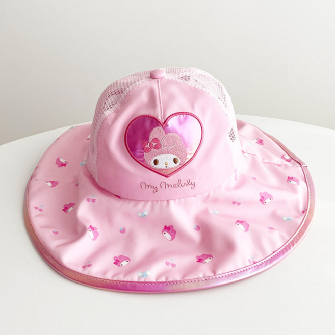 산리오 시나모롤 마이멜로디 포차코 쿠로미 와이어 챙모자 벙거지 캠핑햇 플랩캡 썬햇 버킷햇 모자