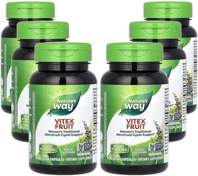 네이쳐스 웨이 비텍스 과일 400mg 100비건캡슐, 100정, 6개