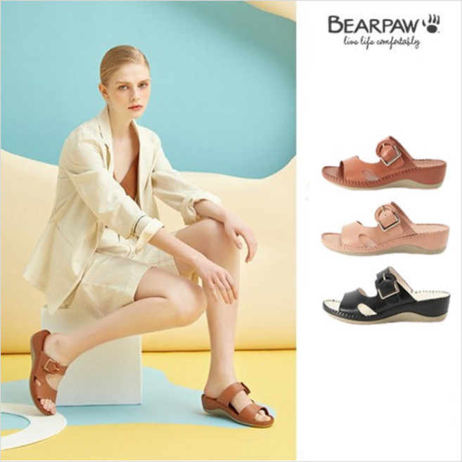 베어파우 슈즈MAYA 여성 여름 샌들 슬리퍼 3종택1 0209OBW 4.5CM 2968015