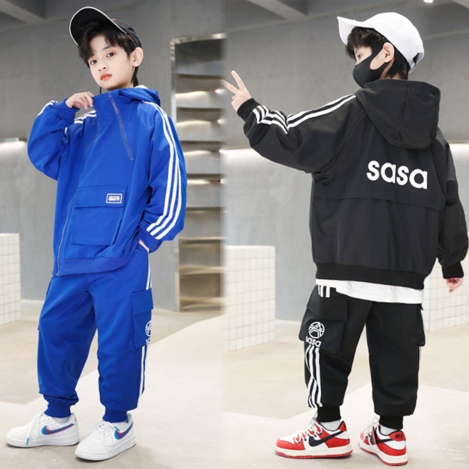 리틀밤 주니어 여아 남아 아동복 키즈 데일리 트레이닝 츄리닝 운동복 등원복 초등 저학년 셋업 트랙 바스락 후드집업 트레이닝 상하세트