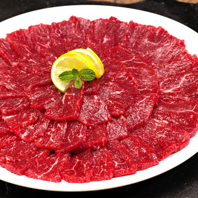 육사시미(생고기뭉티기) 250g+소스1개, 1개