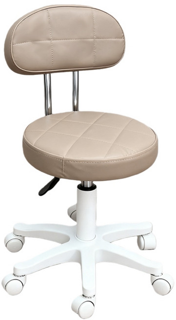 【極美家居】旋轉椅 電腦椅 美容椅 高腳椅 吧台椅 升降椅 滾輪椅 辦公椅 軟包坐墊, 1個, 奶茶色【靠背款】軟包坐墊 超取限1件！, 奶茶色 靠背