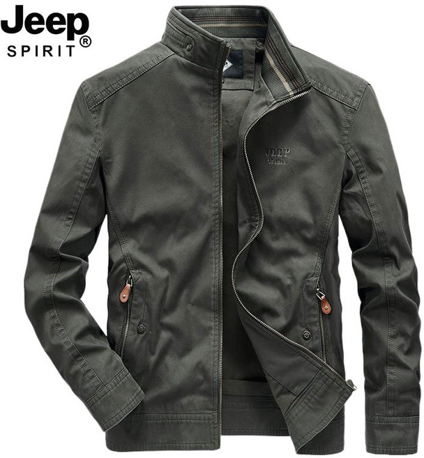 JEEP SPIRIT 지프 스피릿 남성용 봄 가을 루즈핏 카고 재킷 코트 0255-X+양말 사은품