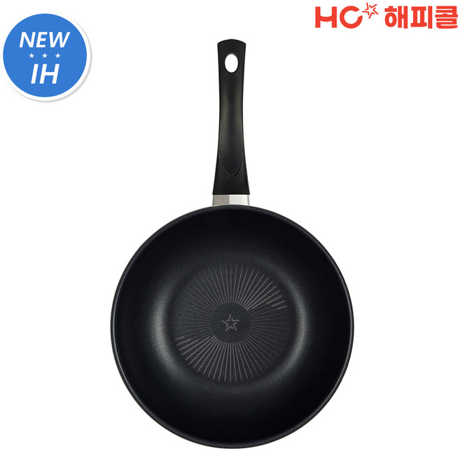 [해피콜] NEW 컴포트 다이아몬드 IH 인덕션 궁중팬 24cm, 1개, 상세 설명 참조