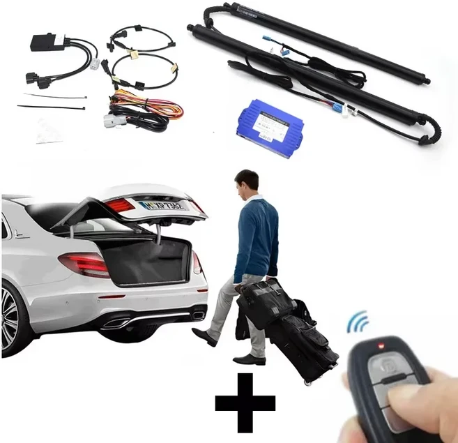 Chevrolet Equinox 3 세대 2017-2024 전기 뒷문 자동 흡입 잠금 장치 적합한 트렁크 수정 시스템, 02 With foot sensor