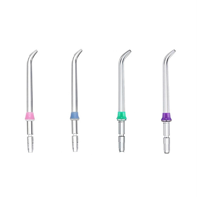 플로서 노즐 구강 위생 액세서리 Waterpik WP-100 WP-450 WP-250 Nicefeel Flycat FC168 Waterpulse V300 4개, 1개, 없음, 사진 색상