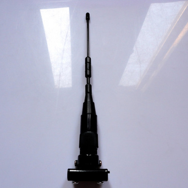 JINGHENG 안테나 차량용 집게 지프카 개조 차트렁크 카드 보닛 국기봉, T04-24cm블랙색(국기)