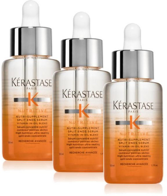케라스타즈 뉴트리티브 뉴트리-서플리먼트 스플릿 엔드 세럼 Kerastase Nutritive Nutri-Supplement Split Ends Serum, 3개, 50ml