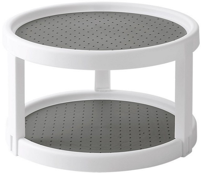 민스리빙 주방 양념통 회전 트레이, 회전트레이_2단, 2개