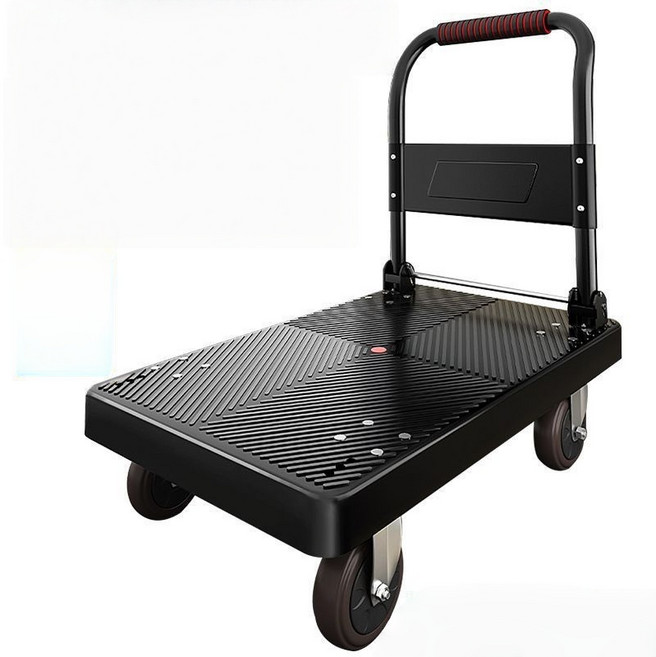 3위 - TaiStar 저소음 접이식 손수레 카트카트 구르마 구루마 T856-004, 1개, 블랙72x48cm
