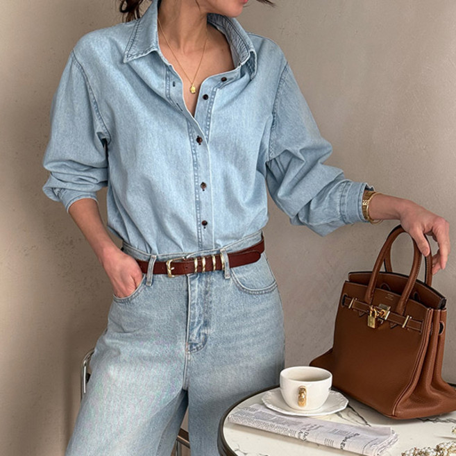 [난닝구]헤빌버 데님셔츠