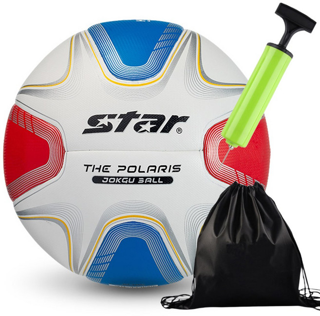 스타 족구공 더 폴라리스 8판넬 투센 볼펌프 볼가방, JB395, 1개