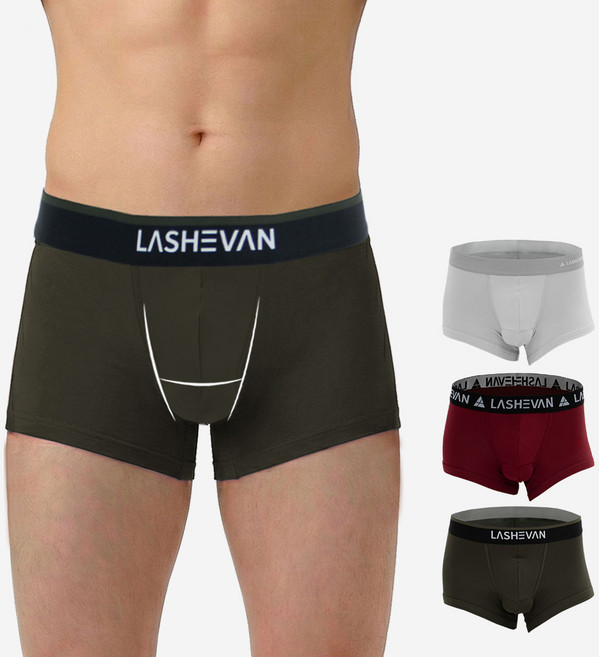 라쉬반 H분리 나무소재 남성팬티 네이처 에코 3종