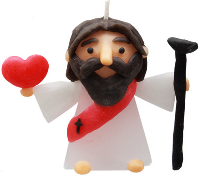 이야코 성경나라 캐릭터양초 만들기세트, 예수님, 1개