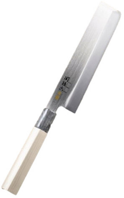 세키마고로쿠 긴쥬 ST 스테인리스 얇은 식도, 1개, 실버 + 우드