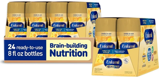 엔파밀 Enfamil NeuroPro 뇌발달 면역강화 유아액상분유, 24개, 236ml - 쿠팡