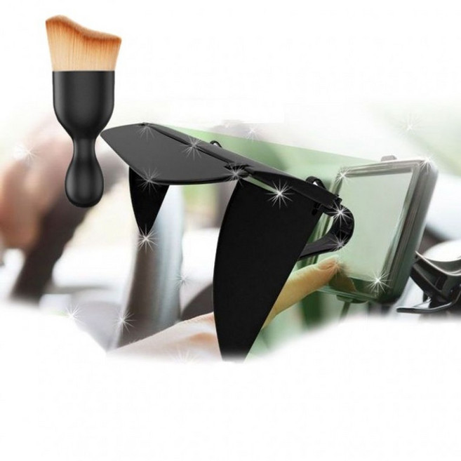 자동차 햇빛 가리개 네비게이션 8in 차량 커튼 기본형 다용도 먼지 브러쉬 세트