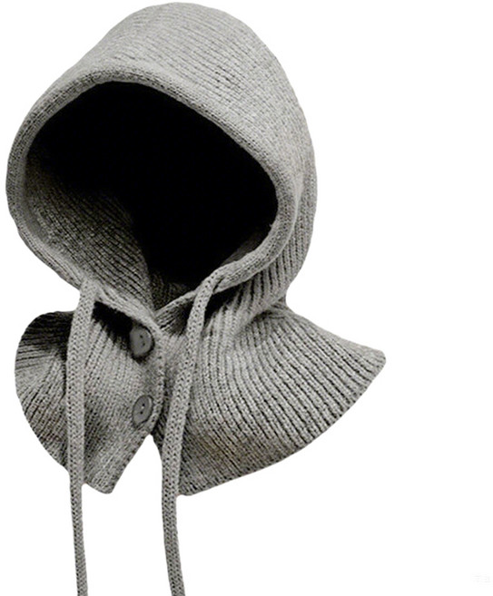 Serlace 巴拉克拉法帽 女秋冬季護耳保暖連衣帽