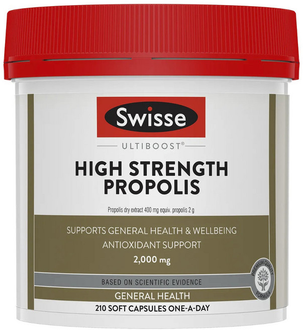 Swisse ULTIBOOST高濃度蜂膠軟膠囊 2000mg, 1罐, 210顆