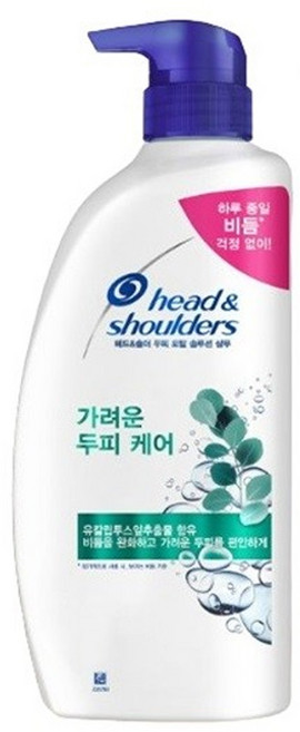 헤드앤숄더 토탈 솔루션 가려운 두피 케어 샴푸, 550ml, 1개