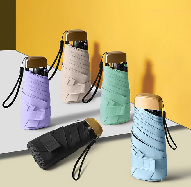 초경량양우산 미니 5단 양우산 우양산 자외선차단 암막 휴대용 여행용 가벼운 미니양산