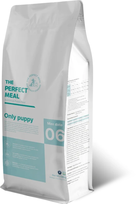 더 퍼펙트밀 온니퍼피 강아지 퍼피사료 퍼팩트밀, 3개, 1.6kg, 닭+오리 - 쿠팡