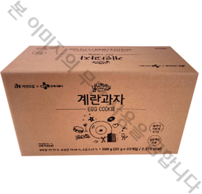 자연드림XCJ프레시웨이 계란과자, 25개, 20g