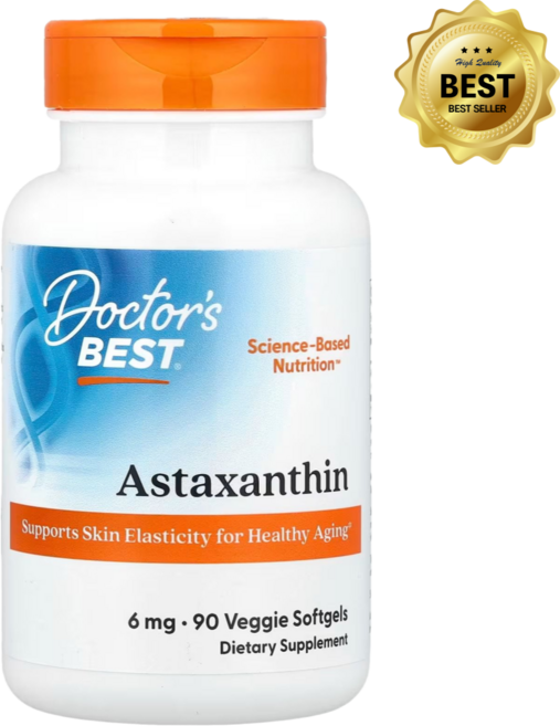 닥터스베스트 아스타잔틴 6mg 베지 소프트젤 90정 글루텐 프리 / 해외직구 미국정품