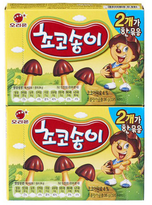 오리온 초코송이, 36g, 64개