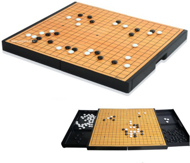 자석식 소형 바둑 오목 초등학생 보드게임 서랍식, 1개
