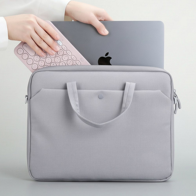프로가드 노트북 가방 파우치 직장인 맥북 LG 그램 삼성 갤럭시북 L 15인치 16인치 그램17, 그레이