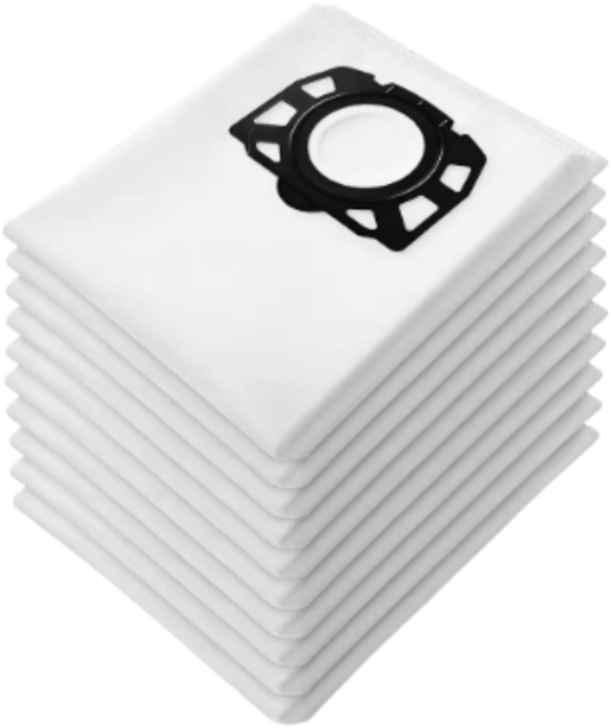 솔리템 KARCHER 카처 업소용 청소기 WD4 WD5 WD6 먼지봉투 더스트백 호환, 10개, 단품