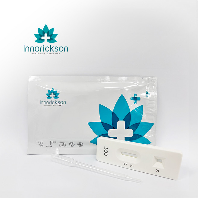 이노릭슨 니코틴 검사 흡연 금연 검사기 키트, 10개