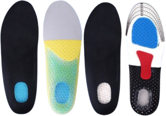 밀리닥터 발편한 군인 실리콘 군화 깔창, 2세트