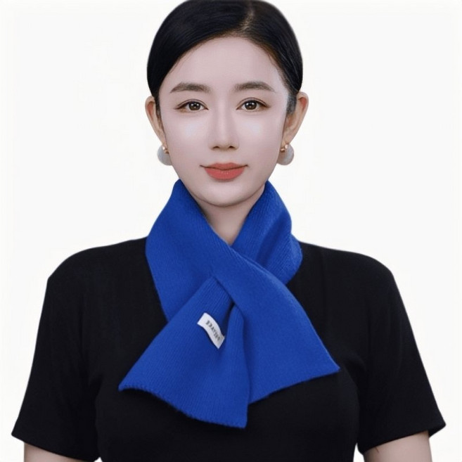 여성 목도리 니트 머플러 부드러운 울 촉감 겨울 데일리 무지 머플러