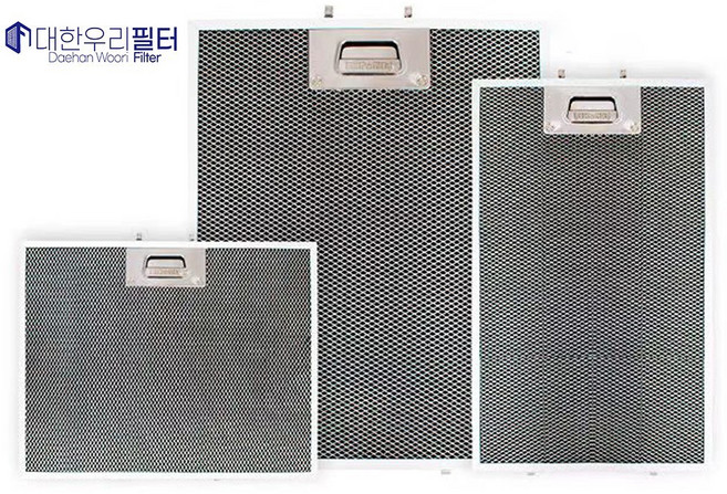 특허활성탄 !!! 후드필터 주방 환풍기커버 후드망 교체 하츠 HAATZ 필터판넬 가스레인지후드 환풍기필터 (모든사이즈), 1개