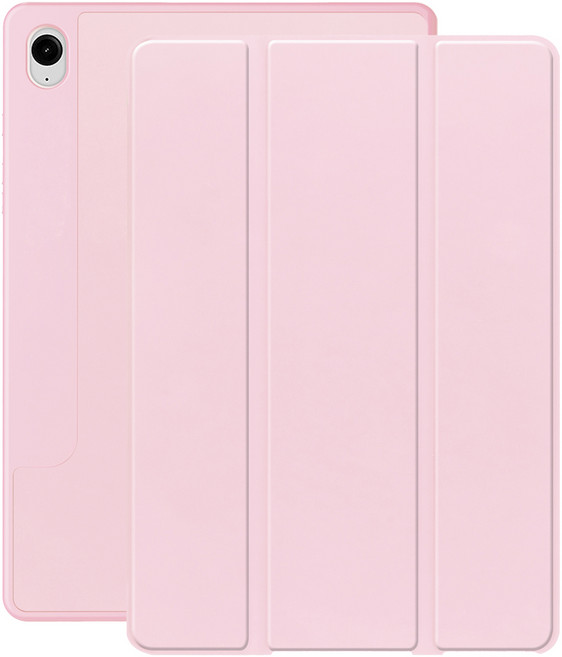 갤럭시탭A11+ 플러스(SM-X230/236) 11인치 호환 TPU 스마트 북커버 케이스 A9+(SM-X210/216) 공용, 핑크, 1개