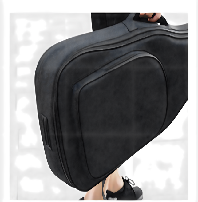 YOU DO MUSIC 36吋 咖啡色 防潑水 磨砂 牛津布 吉他袋 琴袋, 雅黑色