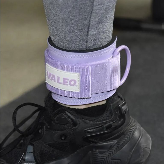 발목스트랩/케이블발목스트랩/ 헬스발목스트랩/ 크로스핏발목스트랩/ 파워리프팅발목스트랩/예쁜스트랩, 보라(PUPLE), 1개