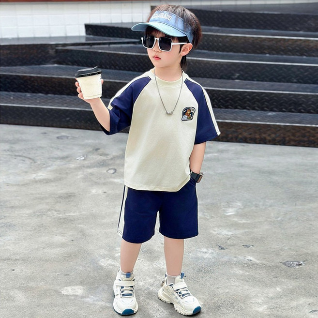 윤블리 아동 캐주얼 반팔 상하복세트 [6184]