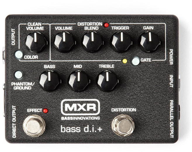 던롭 MXR BASS DI+ M80 베이스 다이렉트박스 프리앰프 디스토션 베이스기타이펙터, 1개