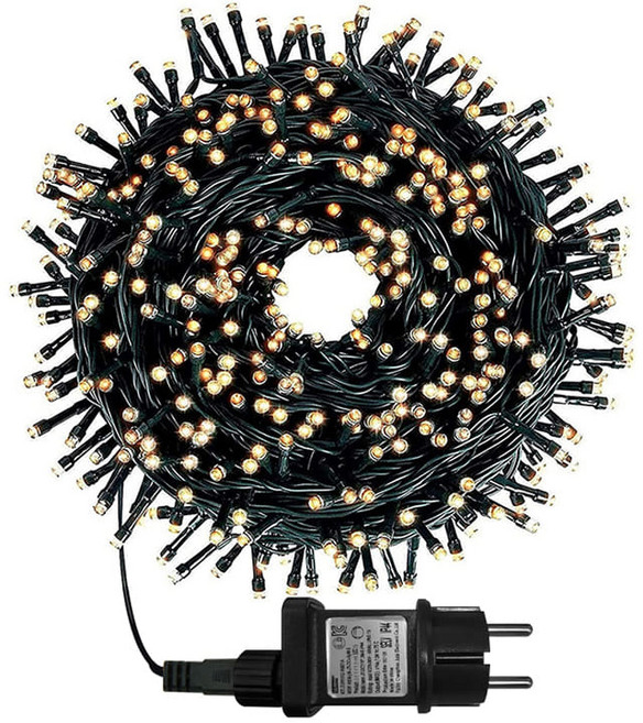 대용량 LED 대형 트리전구 200구 500구 1000구 줄조명, 1개, 전구색