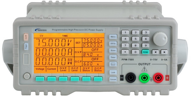 Twintex PPM系列-可程式直流電源供應器 PPM-7505