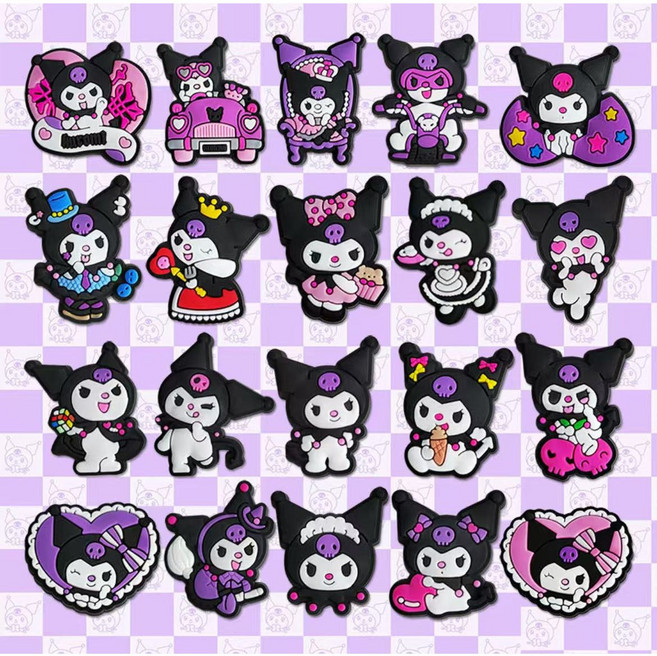 쿠로쿠로 신발 꾸미기 실내화 악세사리 파츠 (20P)세트