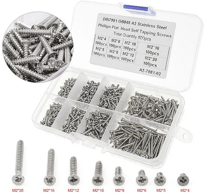 툴스상가 800P 미니나사, 1세트